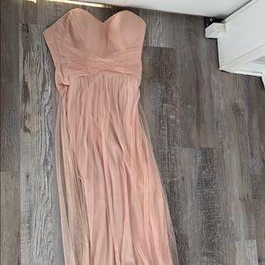 Blush evening gown